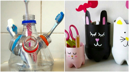 15 Creativas Ideas Para Reutilizar Botellas De Plástico 3673