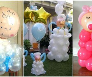 Baby Showers y Bautizos Decorados con Globo