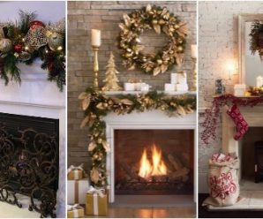 Decoraciones para Chimeneas Navideñas