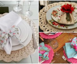 Ideas para Hacer Individuales de Mesa Tejidos a Crochet