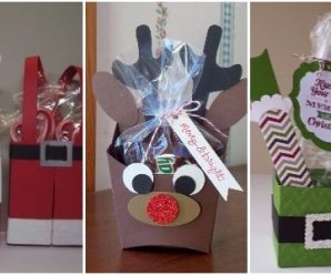 Ideas para Elaborar Cajitas Navideñas de Carton