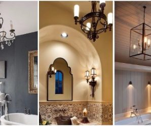 Diseños de Baños Decorados con Candelabros