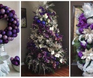 15 Decoraciones Navideñas en Tono Morado