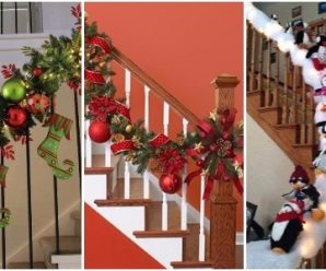 Hermosas Ideas para tus Escaleras Navideñas