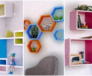 Coloridos Estantes  para Decorar tu Pared