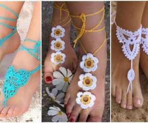 Elabora Lindas Sandalias para Pies Descalzos (Ideas y Molde)