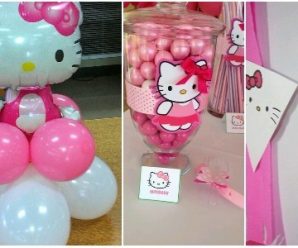 Hello Kitty en Todas tus Decoraciones de Fiesta Infantil